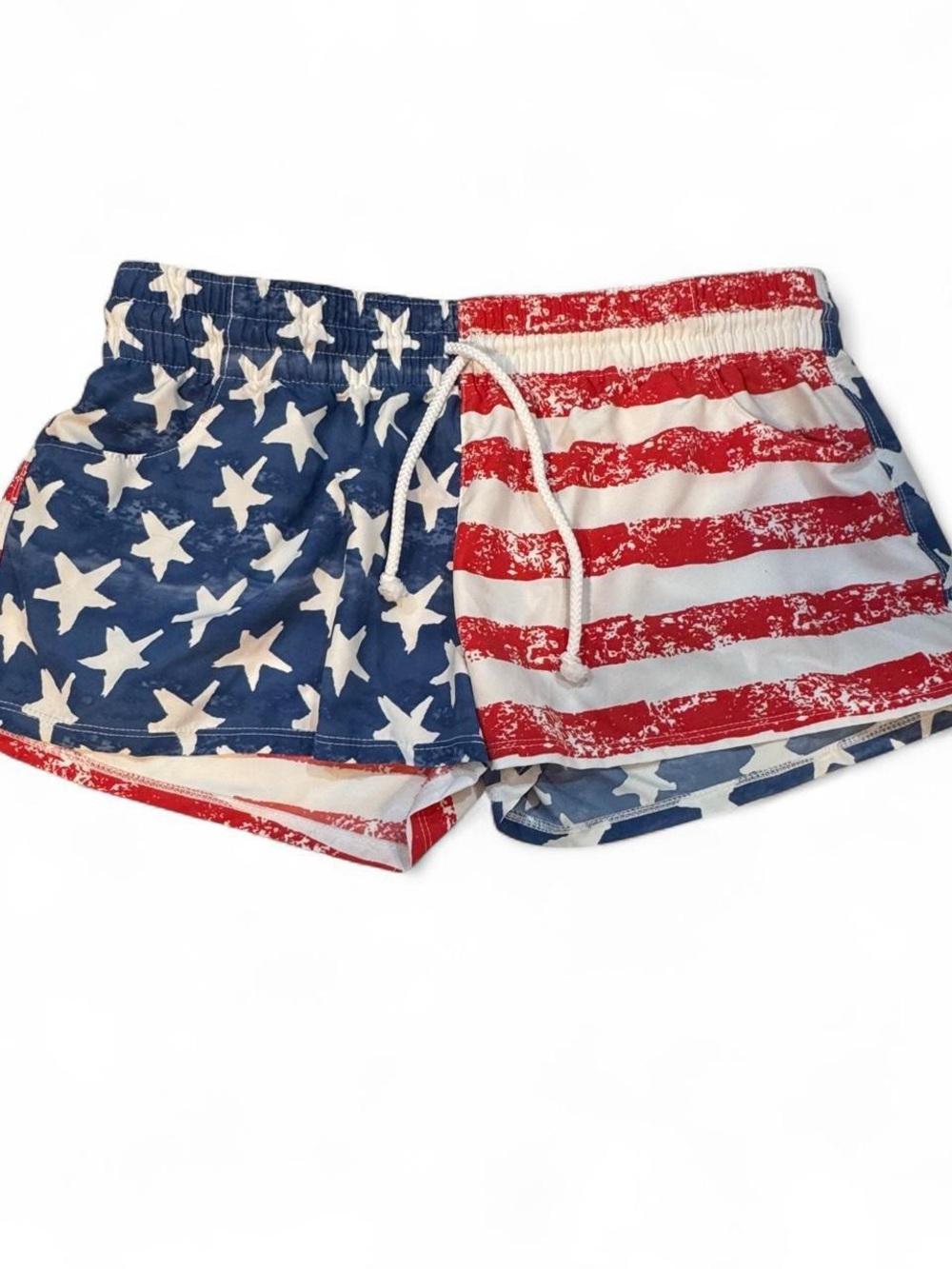 VENUS American Flag Stars & Stripes Women's Shorts - Red, White, Blue